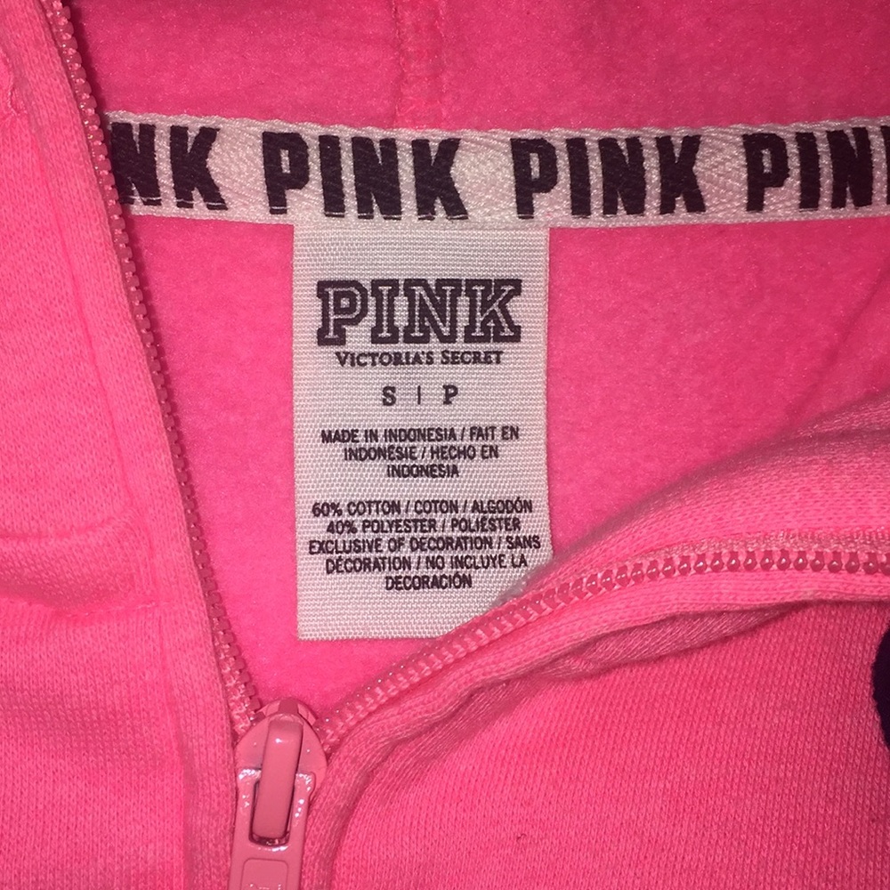 •SOLD• Pink Victoria’s Secret PINK hoodie - Picture 2 of 3